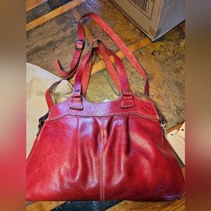 Patricia Nash Italian leather Red purse